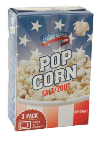 American magnetron popcorn zout