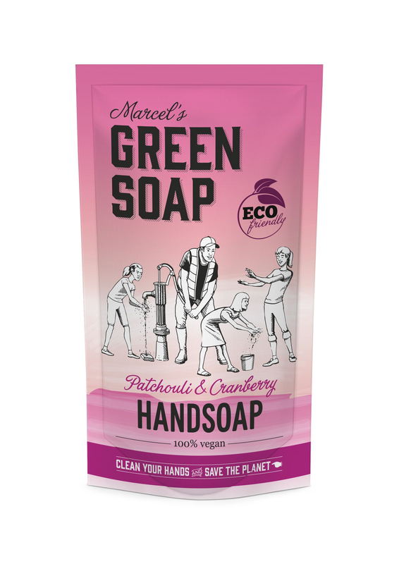 Marcel's Green Soap Navulling Handzeep Patchouli & Cranberry, Bio