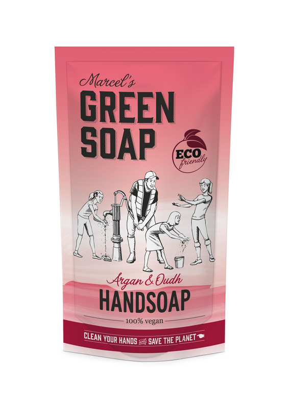 Marcel's Green Soap Navulling Handzeep Argan & Oudh, Bio