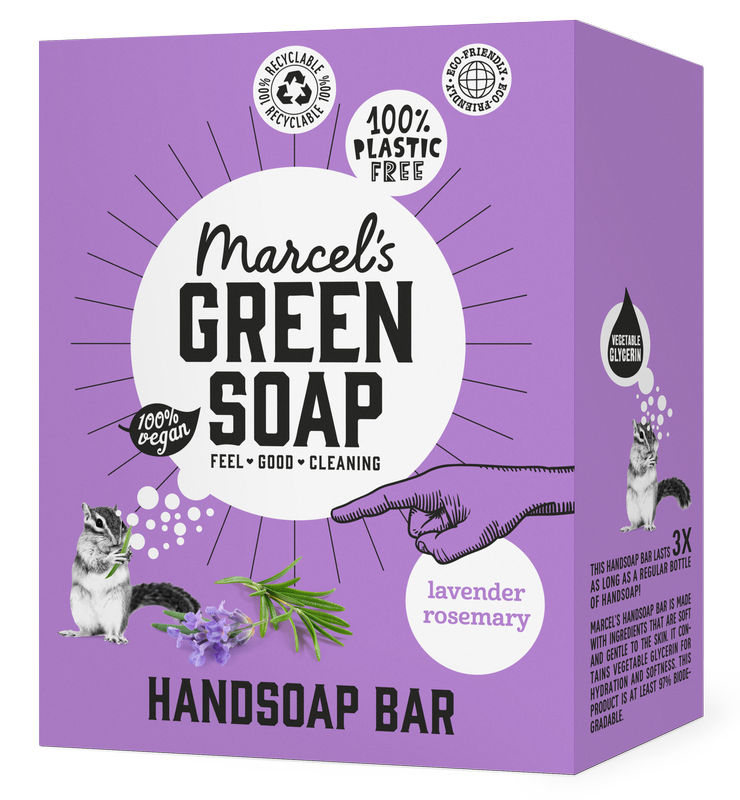 Marcel's Green Soap Handzeep Bar Lavendel & Rozemarijn, Bio